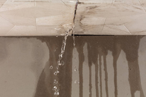 Professional Flood Damage Cleanup technician working in Morrisonville, NY